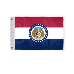 Missouri Flags 12x18 inch