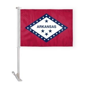 Arkansas Car Flags 10.5x15 inch