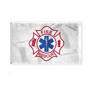 Fire Rescue Flags 3x5 foot