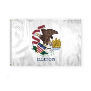 Illinois Flags 4x6 foot