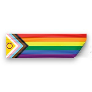 3" x 10" Intersex Progressive Pride Window Decals