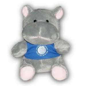 5" Plush Hippo Stuffed Animal