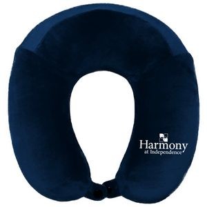 12" Navy Blue Memory Foam Neck Pillow