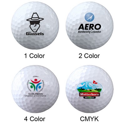 12 Pack White Golf Balls