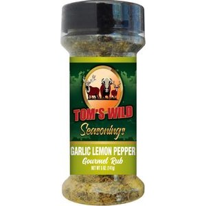 Lemon Pepper Garlic Rub (half pint) w/ shaker cap