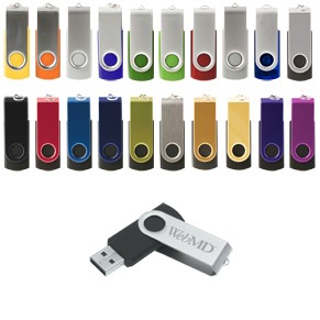 Parma Swivel USB Flash Drive (8 GB)