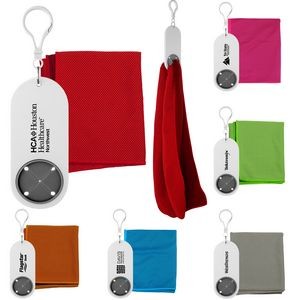 Keychain Holder With Cooling Cloth