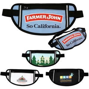 Full Color Reflective Strip Fanny Pack