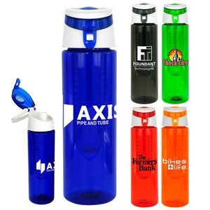 Trendy 24 oz. Colorful Bottle with Infuser