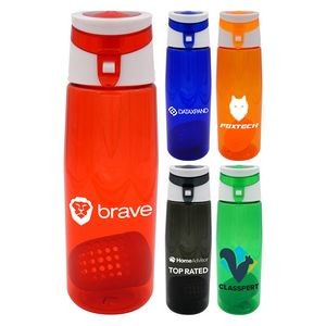 Trendy 25 oz. Colorful Contour Bottle with Floating Infuser