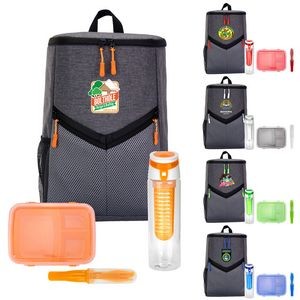 Victory Lunch & Drink To Go Backpack Set