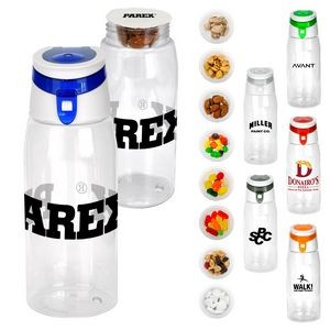 Clear View 24 oz. Colorful Snack Bottle