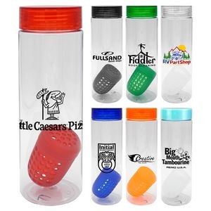 Clear View 24 oz. Recycled Bottle with Floating Infuser