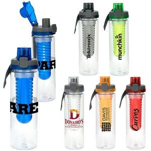 Locking Lid 24 oz. Recycled Bottle with Infuser