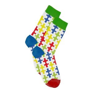 Autism Awareness Full Color Woven Socks
