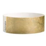 1" Tyvek® Solid Color Metallic Wristbands