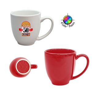 16oz Red Bistro Mug (Four Color Process)
