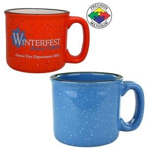 15oz Bright Hawaiian Blue Campfire Mug - Dishwasher Resistant - Precision Spot Color