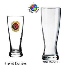 20oz Clear Tall Pilsner Glass (4 Color Process)