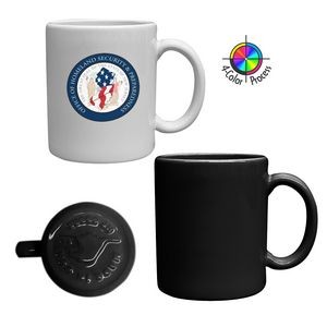 11oz Black USA C-Handle Mug (Four Color Process)