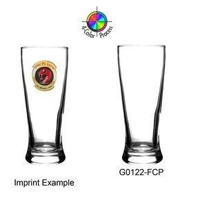9oz Clear Pilsner Beer Sampler Glass (4 Color Process)