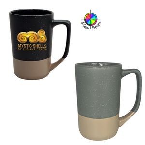 16oz Tall Phoenix Cafe Mug Slate Gray w/warm Gray base (4 Color Process)