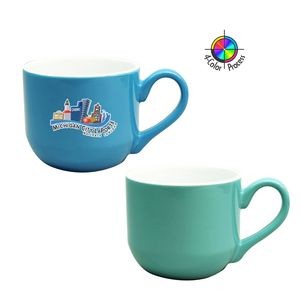 16oz Beach Latte Cup - Aqua (4 Color Process)