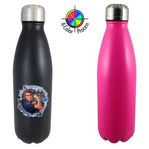 17oz Classic Boss Vacuum Insulated Double Wall Water bottle (4 Color Process)