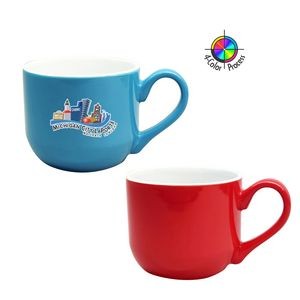16oz Beach Latte Cup - Red-White (4 Color Process)
