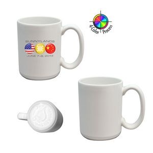 15oz White El Grande Mug (Four Color Process)