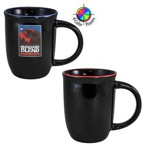 14oz Salem Mug with Halo - Full Color (Black/Red)