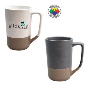 16oz Phoenix Cafe Mug Speckled Graphite w/Gray base - Dishwasher Resistant - Precision Spot Color