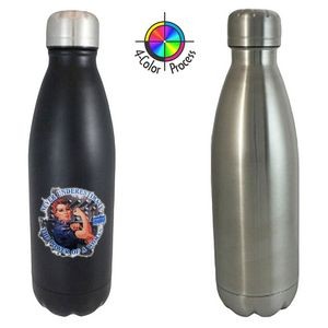 17oz Classic Boss Vacuum Insulated Double Wall Water bottle (4 Color Process)