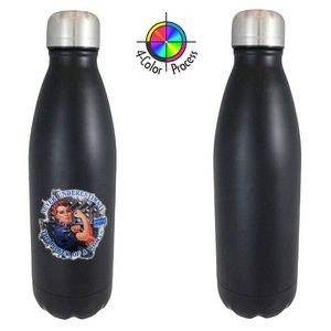 17oz Classic Boss Vacuum Insulated Double Wall Water Bottle (4 Color Process)