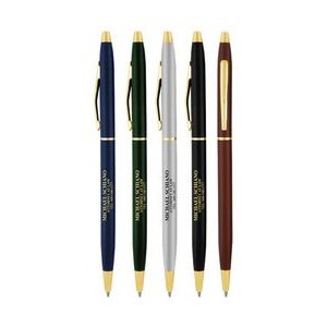 Cooper Deluxe Metal Ballpoint Pen w/ Gold Trim