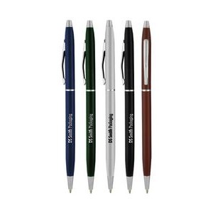 Cooper Deluxe Metal Ballpoint Pen w/ Chrome Trim
