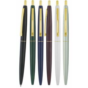 Seville G Retractable Ballpoint click Pen with Gold Trim