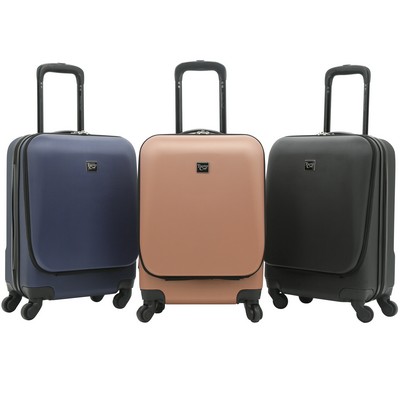 20" Hardside Rolling Carry-On w/Front-Opening Organizer/Computer Compartment & Spinner Wheels