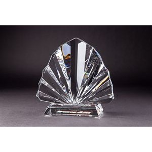 Peacock Award 7 7/8 x 7 7/8 3 1/8"