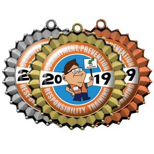Digistock Medals - Crimped Border with 2" DIA Insert