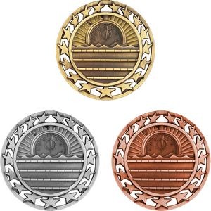 Stock Star Sports Medals - Swimming