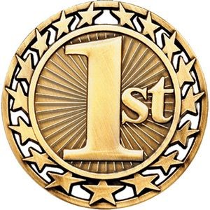 Stock Star Sports Medals - 1st Place