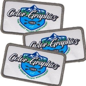 Sublimated Patch - 3" Product Size