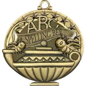 Stock Academic Medals - Spelling Bee