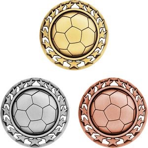 Stock Star Sports Medals - Soccer