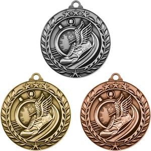Stock Small Academic & Sports Laurel Medals - Track