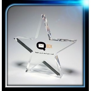Executive Series Star Paperweight (4 1/2"x4 1/4"x3/4")