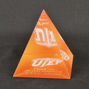Acrylic Pyramid Award (5"x8")