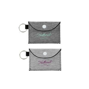 Bend & Snap Heathered Jersey Knit Neoprene Card Wallet