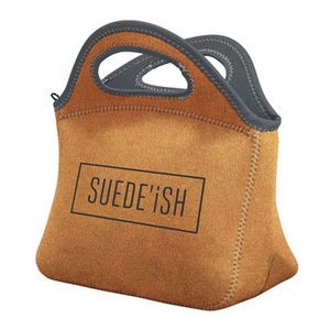 Klutch Suede-ish Neoprene Lunch Bag
